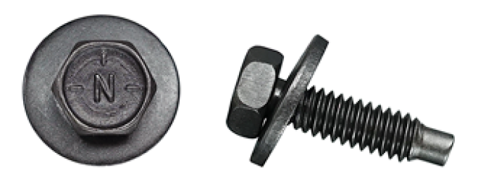 AMK 1969 Mercury Cougar 12 piece Door Glass > Channel (Bolt-in Glass) Plastic Bushings, Steel Nuts, Sems F-2914