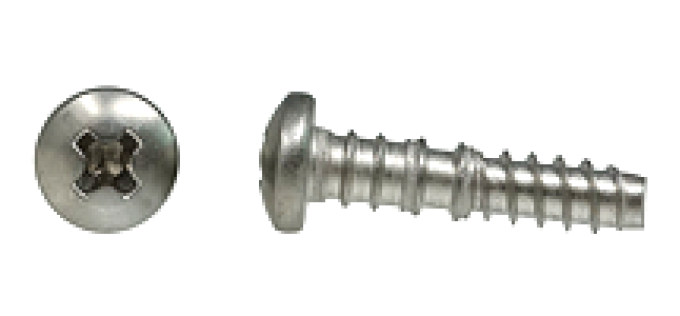 AMK 1965 Ford Mustang 4 piece Back-Up Lamp Lenses Stainless Steel Panhead Pn Stop Screws F-3569