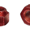 AMK 1969 Mercury Cougar 16 piece Axle Retainer Plates - 250 & 8 Cyl T-Bolts, Red Lock Nuts F-1440