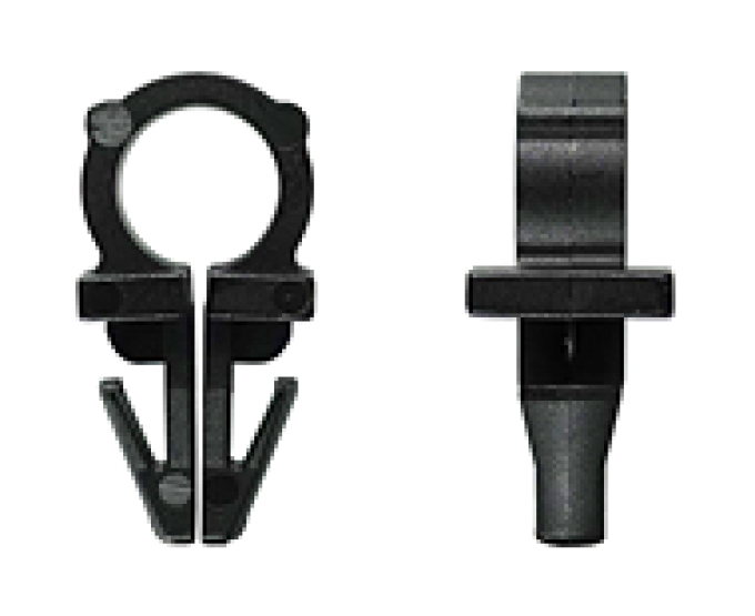 AMK 1968 Ford Mustang 3 piece Wiring - Gas Tank Sender W Dual Exh Nylon "O" Headmark Clips F-462