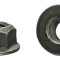 AMK 1969 Ford Mustang 20 piece Exhaust Hangers - Dual (Transverse Mflr) Carriage Bolts, Hex Washer Screws, Flange Nuts F-1454
