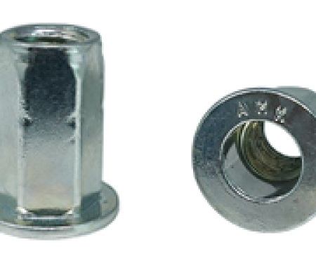 AMK 1965 Ford Fairlane 2 piece P/S Cylinder Bracket - Rivnuts 3/8-16 Hex Body Rivet Nuts Only F-1615