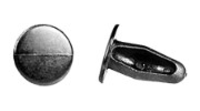 AMK 1965 Ford Mustang 4 piece Weatherstrip, Doors Nylon Push Rivets F-1746