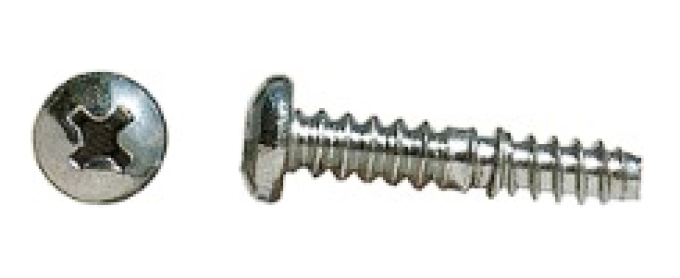 AMK 1967 Ford Mustang 4 piece Parking Lamp Lenses Stainless Steel Panhead Pn Stop Screws F-1151