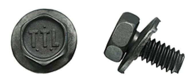 AMK 1967 Ford Mustang 4 piece Window Guide @ Door Openings Visible in Jamb Area, Hex Peri Sems F-1790