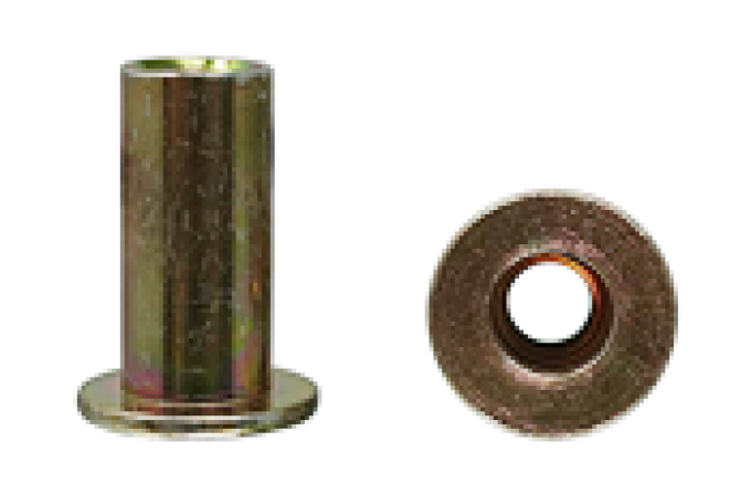 AMK 1967 Ford Bronco 8 piece Mirror (Outside) > Door - 2 Mirrors SS/Chrome Pozi Oval Screws, Riv-Nuts F-1512