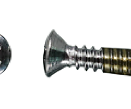 AMK 1971 Ford Mustang 12 piece Scuff Plates (Door Opening) SS/Chrome Panhead Oval Ab Screws F-495