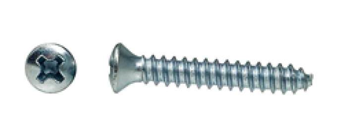 AMK 1971 Ford Mustang 4 piece Windshield Pilliar Trim - Body 76 Light Panhead Oval Ab Screws F-1008