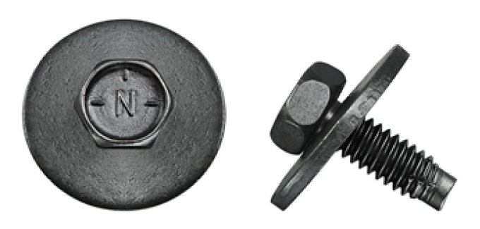 AMK  4 piece Trunk Lid - Body 65, 76 - All 70-71o 1/4-20 Hex Coni Sems F-1802