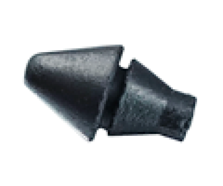 AMK 1967 Ford Mustang 4 piece License Plate Bumpers (Fr & Rr) Original Rubber Bumpers F-3589