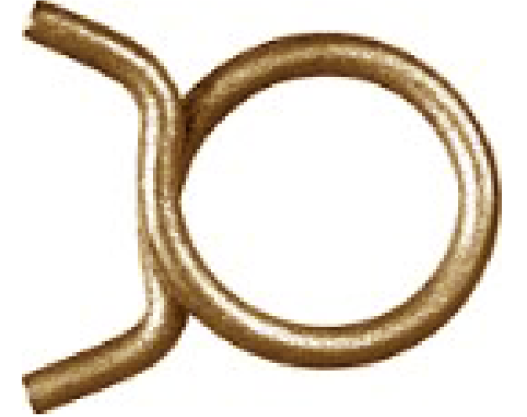 AMK 1969 Mercury Cougar 2 piece Pcv Hoses - Boss 302 Wire Clamps F-1197