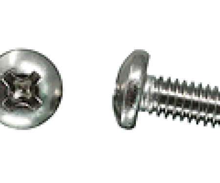 AMK 1971 Ford Mustang 6 piece Headlamp Retaining Rings (2) Stainless Steel Panhead Pn Screws F-601