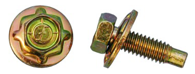 AMK 1972 Ford Mustang 6 piece Hood Latch & Catch Hex Coni & Square Sems U-Nuts F-2157