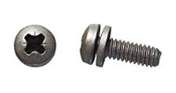 AMK 1969 Ford Mustang 3 piece Glove Box Catch Pozi Panhead Pn Coni Sems Panhead Pn Screws F-917