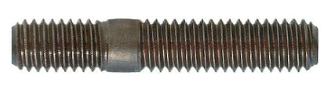 AMK 1965 Ford Fairlane 4 piece Exhaust Pipe > Manifold - 6 Cyl Studs 2.25 Oal, Hex Lock Nuts F-371