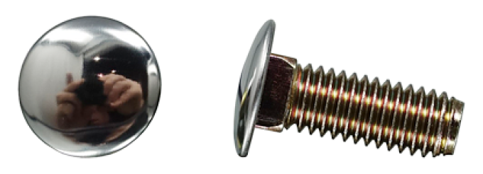 AMK 1970 Mercury Cougar 12 piece Bumper (Rr) Stainless Steel Capped Bolts, Lock Nuts F-1834