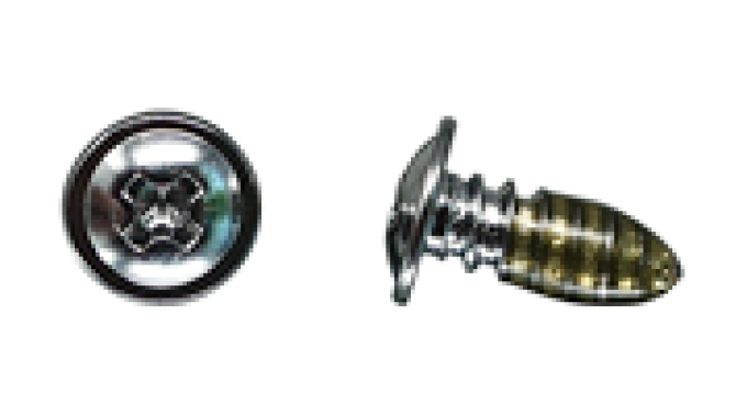AMK 1967 Ford Mustang 6 piece Hood Peak Moulding SS/Chrome Panhead Round Washer Ab Screws F-216