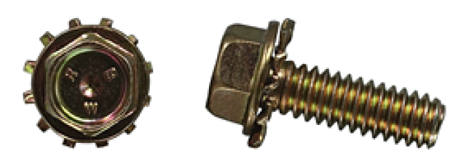 AMK 1969 Mercury Cougar 4 piece Wiper Motor Hex Washer External Sems Hex Washer Ab Screw F-733