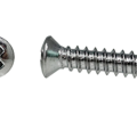 AMK 1969 Ford Mustang 8 piece Scuff Plates (Door Opening) SS/Chrome Panhead Oval Ab Screws F-859