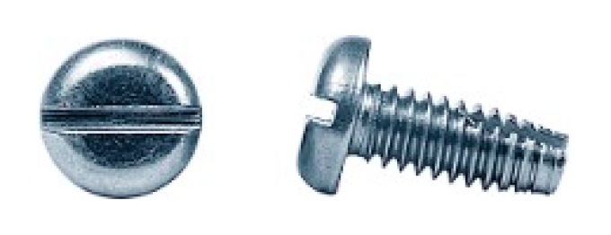 AMK 1965 Ford Mustang 8 piece License Plates Slot Pn Hd Screws, Threaded Nylon Nuts F-1281