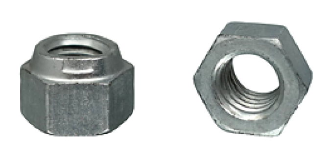 AMK 1967 Mercury Cougar 4 piece Coil Spring Seats (Perches) Hug-Lok Nuts F-595