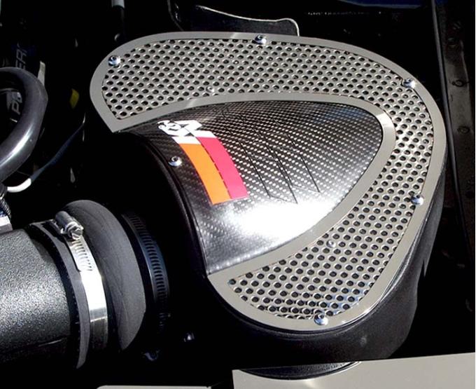 American Car Craft 2011-2013 Mustang GT - Air Box Cover Perforated, for K&N Intake System KN-63-2578 273048