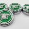 American Car Craft 2015-2025 Mustang - Fluid Cap Cover Automatic transmissions only, Coyote logo 4Pc Set, Choose Inlay Color 273120