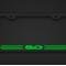 American Car Craft Mustang GT - Custom Ford License Plate Frame with "5.0", Stainless Steel, Choose Vinyl or LED Color 272028