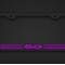 American Car Craft Mustang GT - Custom Ford License Plate Frame with "5.0", Stainless Steel, Choose Vinyl or LED Color 272028