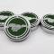 American Car Craft 2015-2025 Mustang - Fluid Cap Cover Automatic transmissions only, Pony logo 4Pc Set, Choose Inlay Color 273121