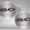 American Car Craft 2015-2020 Mustang GT - '5.0' Cup Holder Accent Plates 2Pc, Brushed Stainless Steel 271070