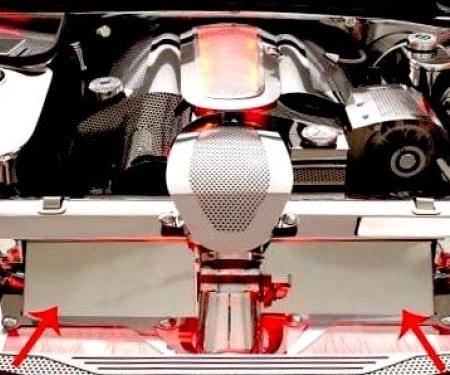 American Car Craft 1997-2004 C5/Z06 Corvette - Air Tunnel Cover for Stock Intake System, Polished Stainless 033061