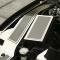 American Car Craft 2015-2023 Mustang - Fuse Box Cover Polished Stainless with Carbon Fiber Top Plate 273103