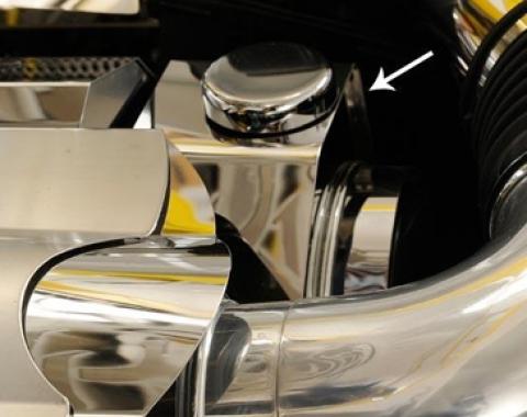 American Car Craft 2010-2015 Camaro - Power Steering Cover, Polished Stainless Steel 103040