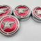 American Car Craft 2015-2025 Mustang - Fluid Cap Cover Automatic transmissions only, Coyote logo 4Pc Set, Choose Inlay Color 273120