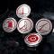 American Car Craft 2005-2009 Mustang - Fluid Cap Cover 5Pc Set, Automatic transmissions only, Choose Inlay Color 273041