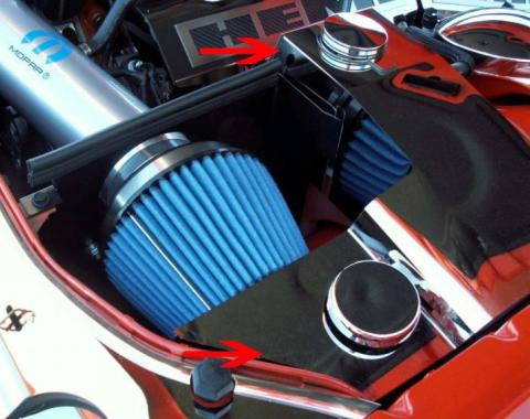 American Car Craft 2005-2010 Chrysler 300/Dodge Charger/Magnum 5.7 SRT8 - Water Tank/Power Steering Cover Mopar Slotted 303020