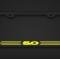 American Car Craft Mustang GT - Custom Ford License Plate Frame with "5.0", Stainless Steel, Choose Vinyl or LED Color 272028