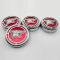 American Car Craft 2015-2025 Mustang - Fluid Cap Cover Automatic transmissions only, Coyote logo 4Pc Set, Choose Inlay Color 273120