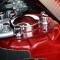 American Car Craft 2015-2023 Mustang - Shock Tower Dome Covers, Polished Stainless Steel & Chrome Bolt Covers 273083