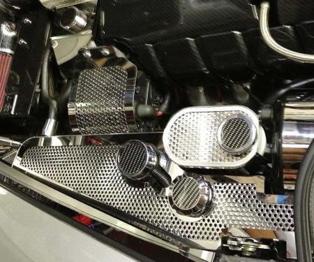 American Car Craft 2005-2013 C6/Z06/GS Corvette - Water Tank Cover Perforated with caps, Manual Trans.only 043100