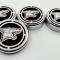 American Car Craft 2015-2025 Mustang - Fluid Cap Cover Automatic transmissions only, Coyote logo 4Pc Set, Choose Inlay Color 273120