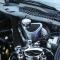 American Car Craft 2015-2023 Mustang Master Cylinder Cover Brushed with Carbon Fiber Top Plate with Brushed Trim 273101