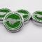 American Car Craft 2015-2025 Mustang - Fluid Cap Cover Automatic transmissions only, Pony logo 4Pc Set, Choose Inlay Color 273121