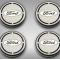 American Car Craft 2015-2017 Mustang - Ford Oval Engine Fluid Cap Cover Set 4Pc (Polished Stainless) 173007