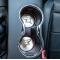 American Car Craft 2015-2020 Mustang GT - Coyote Cup Holder Inserts 2Pc, Brushed Stainless Steel 271041