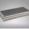 American Car Craft 2015-2023 Mustang - Fuse Box Cover Brushed Stainless with Carbon Fiber Top Plate 273104