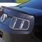 American Car Craft 2010-2012 Mustang - Taillight Blackout with Polished Trim Rings 2Pc, Stainless Steel/Premium Vinyl 272013