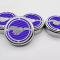 American Car Craft 2015-2025 Mustang - Fluid Cap Cover Automatic transmissions only, Pony logo 4Pc Set, Choose Inlay Color 273121