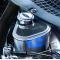 American Car Craft 2015-2023 Mustang Master Cylinder Cover Brushed with Carbon Fiber Top Plate with Brushed Trim 273101